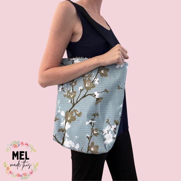 Floral Tote Bag - Handmade - Picture 1 of 3